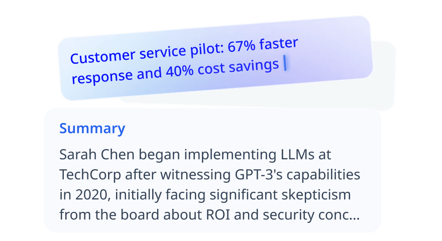 Real-time transcript illustration